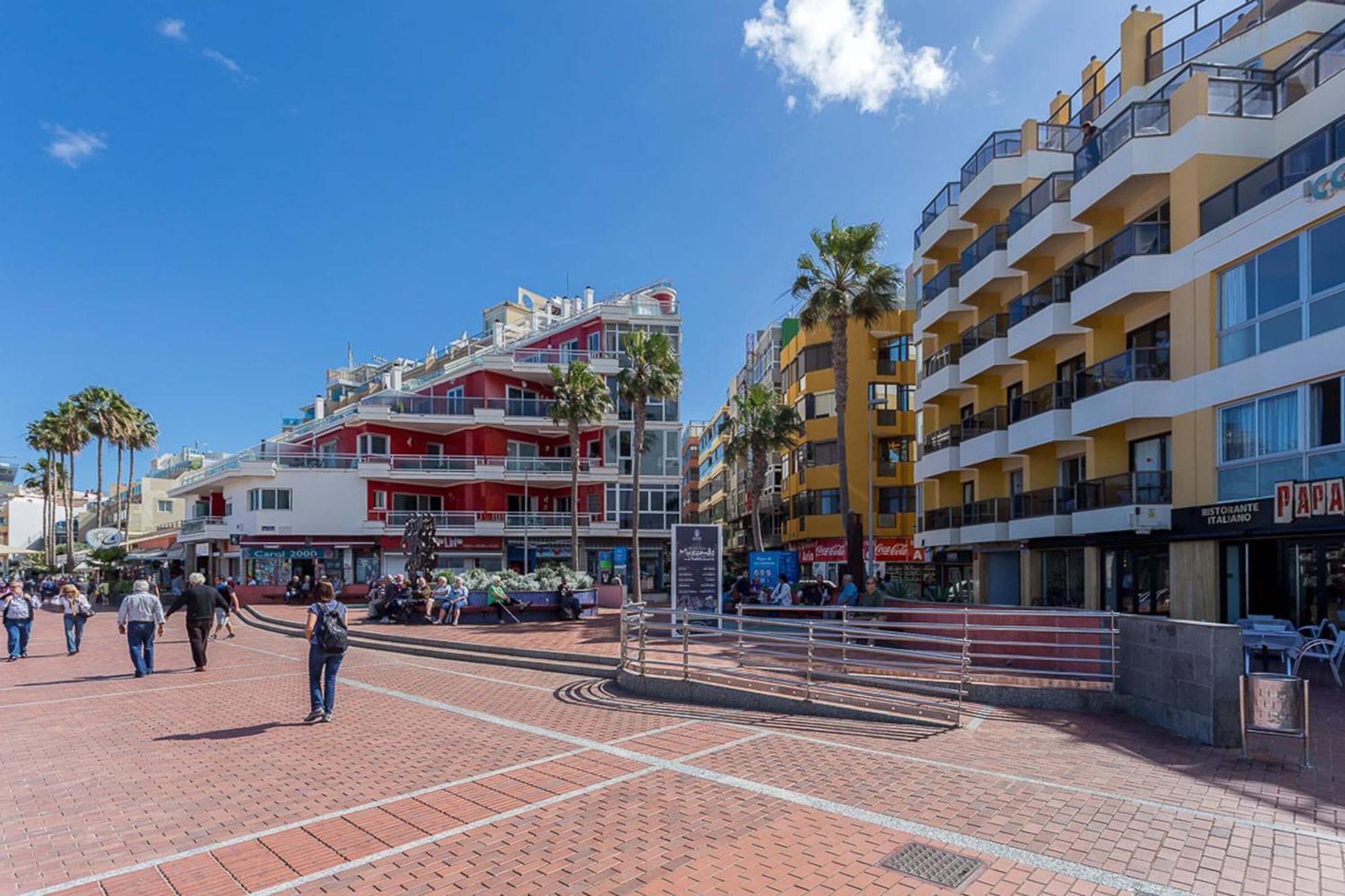 Estudio Con Balcon Playa Las Canteras Las Palmas de Gran Canaria Zewnętrze zdjęcie
